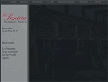 Tablet Screenshot of lepescara.com